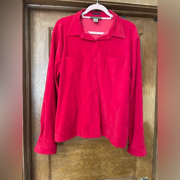 Casual Corner Annex Red Button‎ Down Shirt - Picture 1 of 7